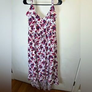 Torrid Floral Hi-Lo Maxi Dress